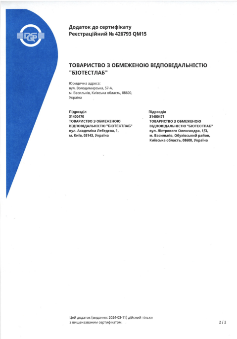 Сертифікати